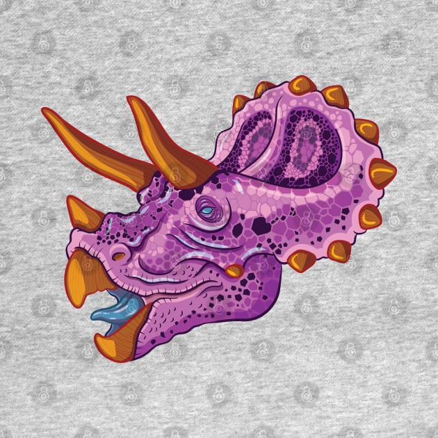 Triceratops (grape) by JenniferSmith